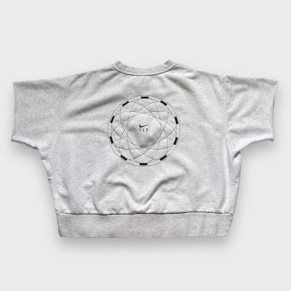 Nike Standard Issue Basketball Top Small Grey Black Women Lady Legend Sweatshirt - Picture 13 of 13